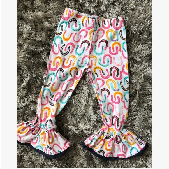 Mud Pie Baby-Girls Striped Glitter Dot Leggings